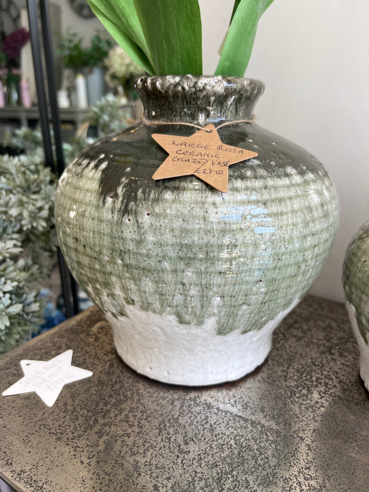 Grand Illusions: Crackle Glaze Vase