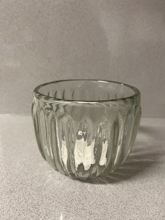Grand Illusions - Ribbed Glass Bowl