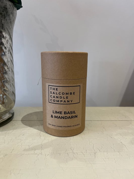 The Salcombe Candle Company - Lime Basil & Mandarin 6oz