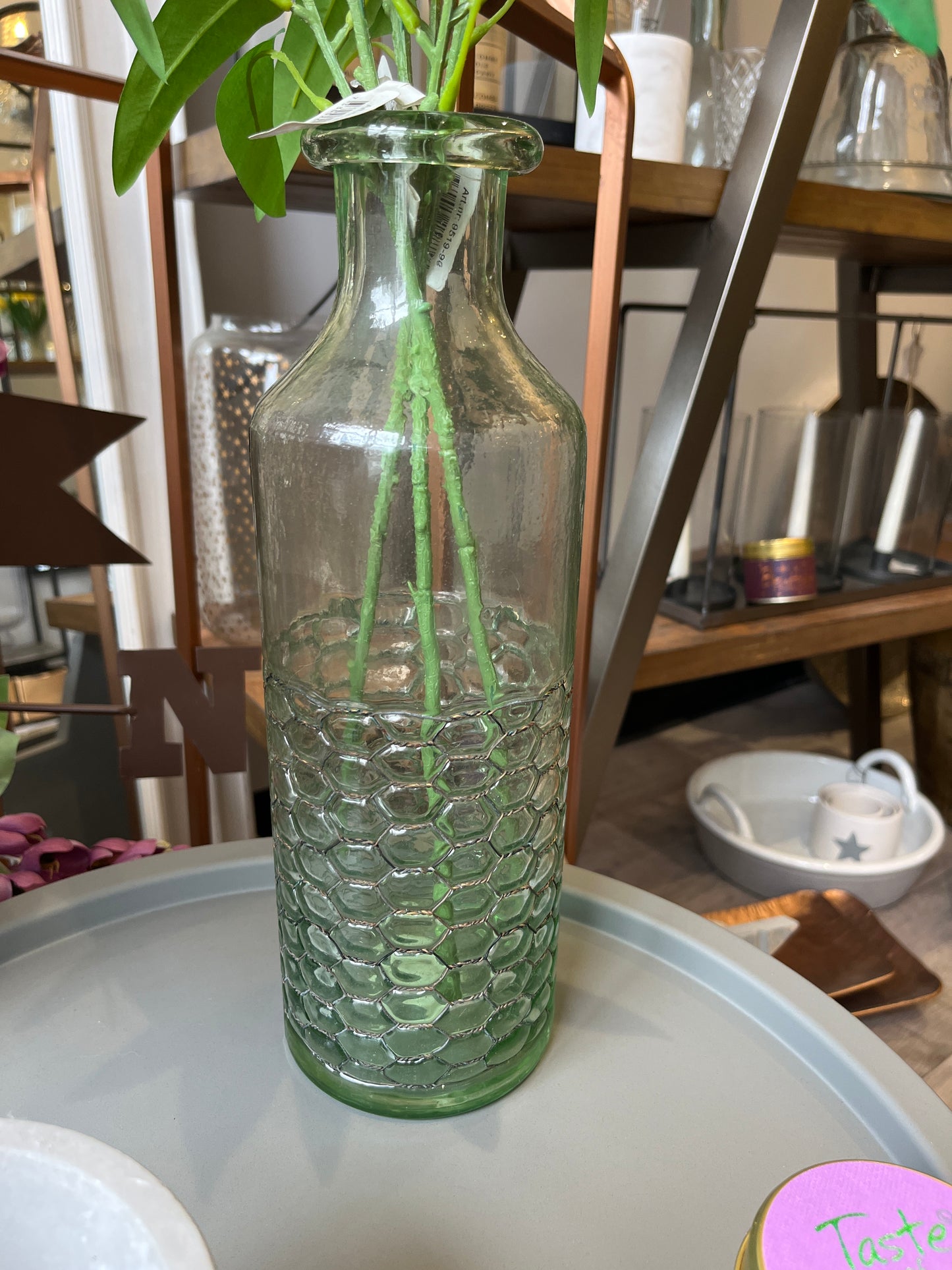 Grand Illusions -Recycled Wire vase