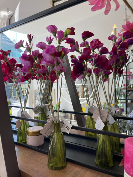 Grand Illusions: Pink sweet Pea Stem