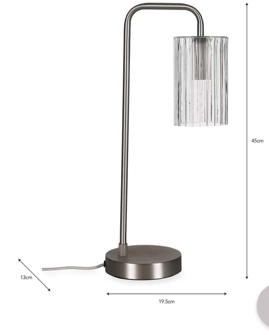 Clarendon Table Lamp Clear